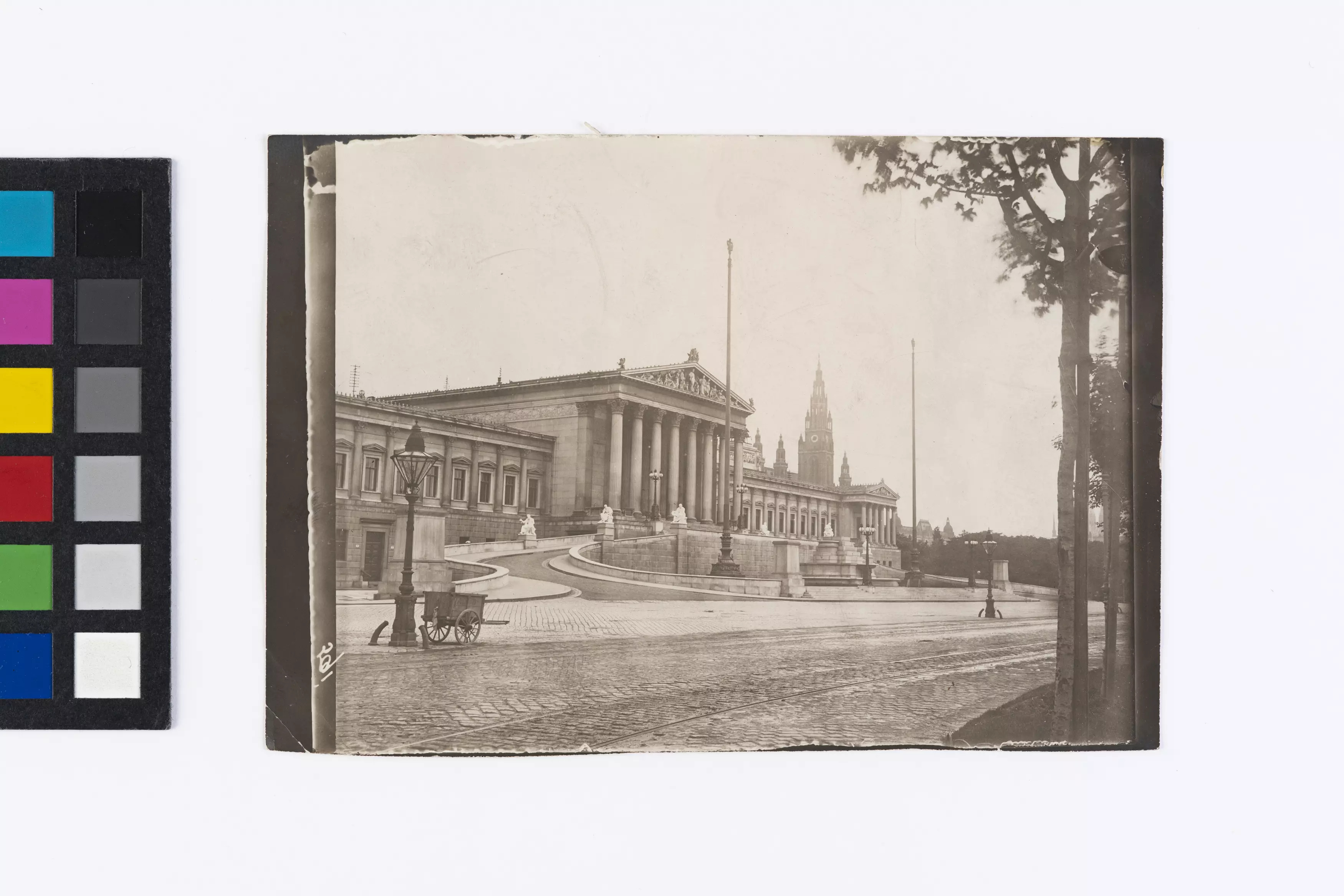 Dr Karl Renner Ring Parlament Schr Gansicht Blick Von H He