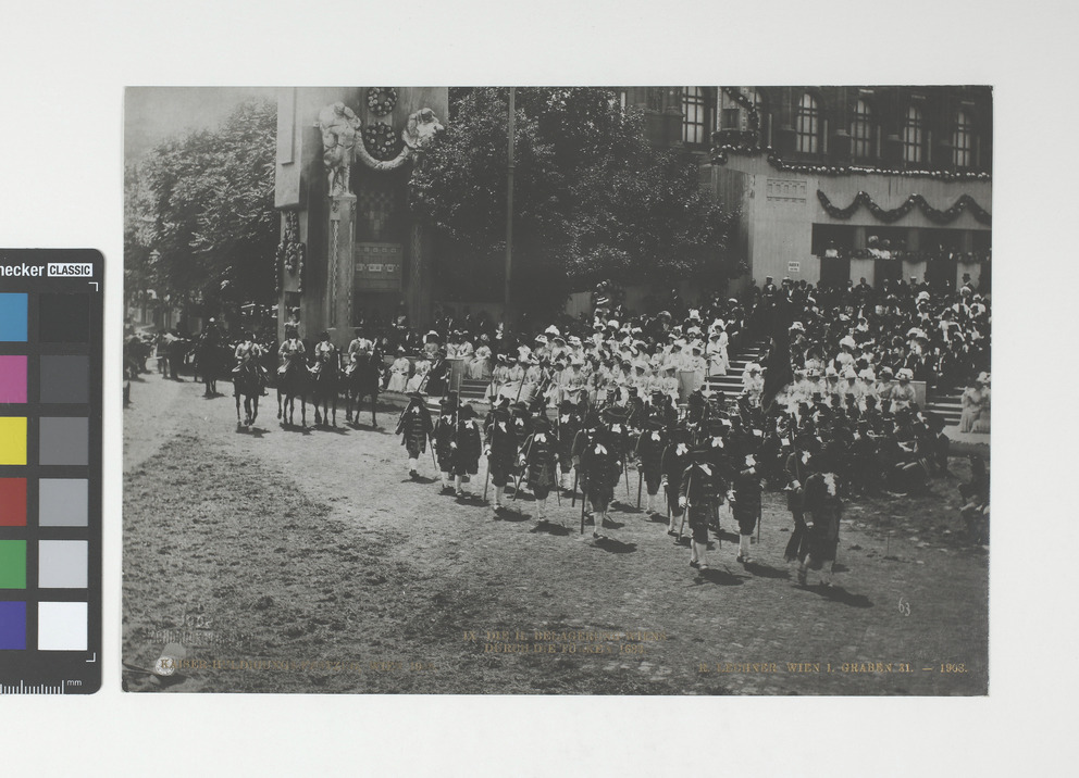 Der Kaiser Huldigungs Festzug Wien 1908 Historischer Teil 9 Gruppe