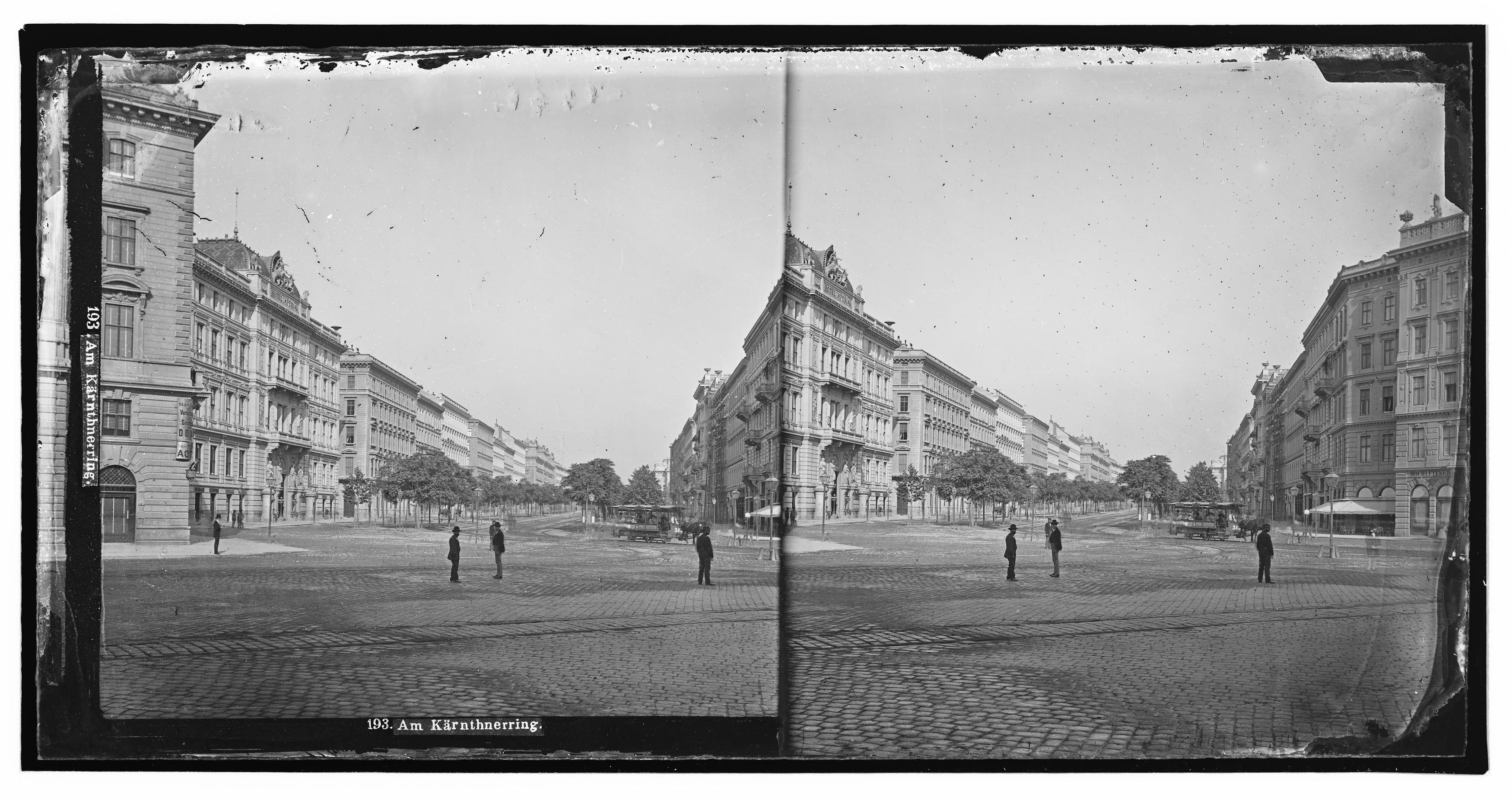 K Rntner Ring Blick Vom Schubertring Richtung Opernring Wien