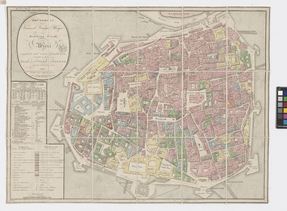 Grundriss der Kaiserl Königl Haupt und Residenzstadt Wien