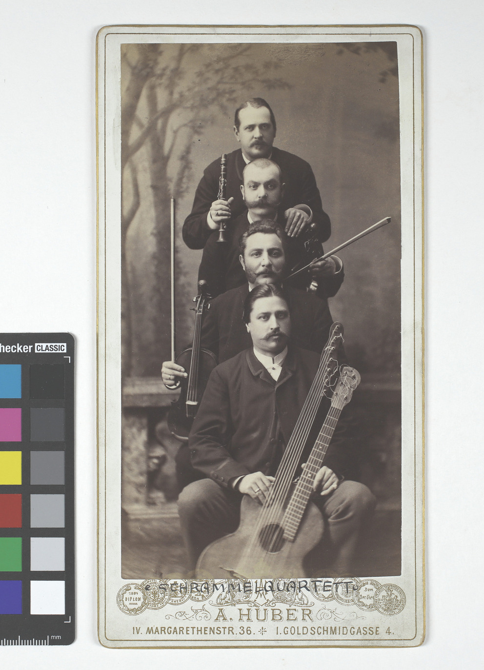 Schrammel Quartett Johann Und Joseph Schrammel Mit Geige Anton