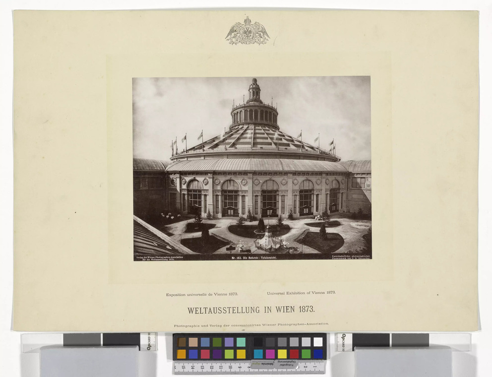 Weltausstellung 1873 Rotunde Mit Innenhof Nr 142 Wien Museum