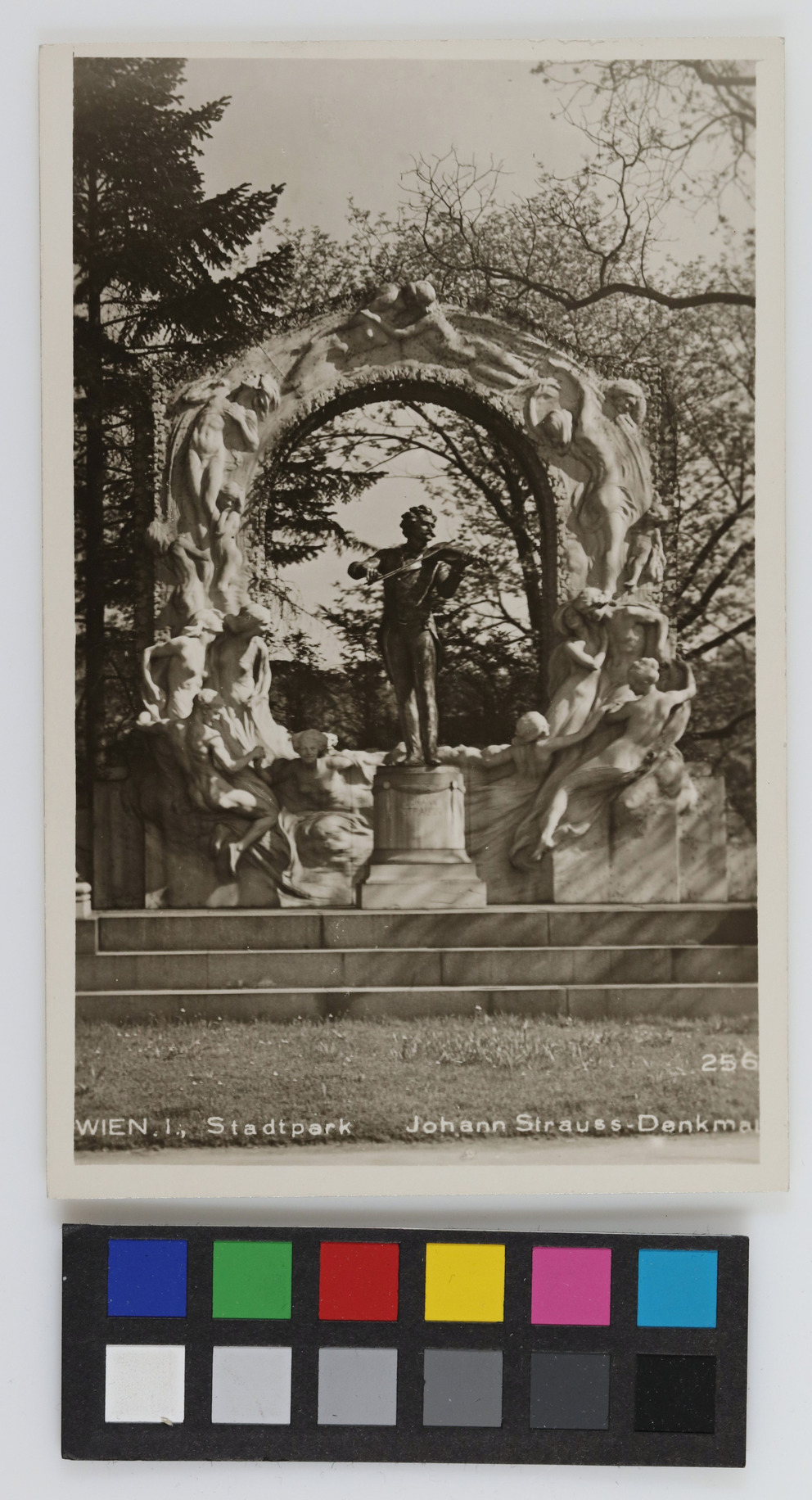 Wien I Stadtpark Johann Strauss Denkmal Wien Museum Online Sammlung