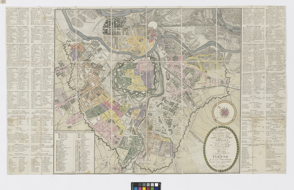 Grundriss Der Kaiserl K Nigl Haupt Und Residenz Stadt Wien Mit Ihren