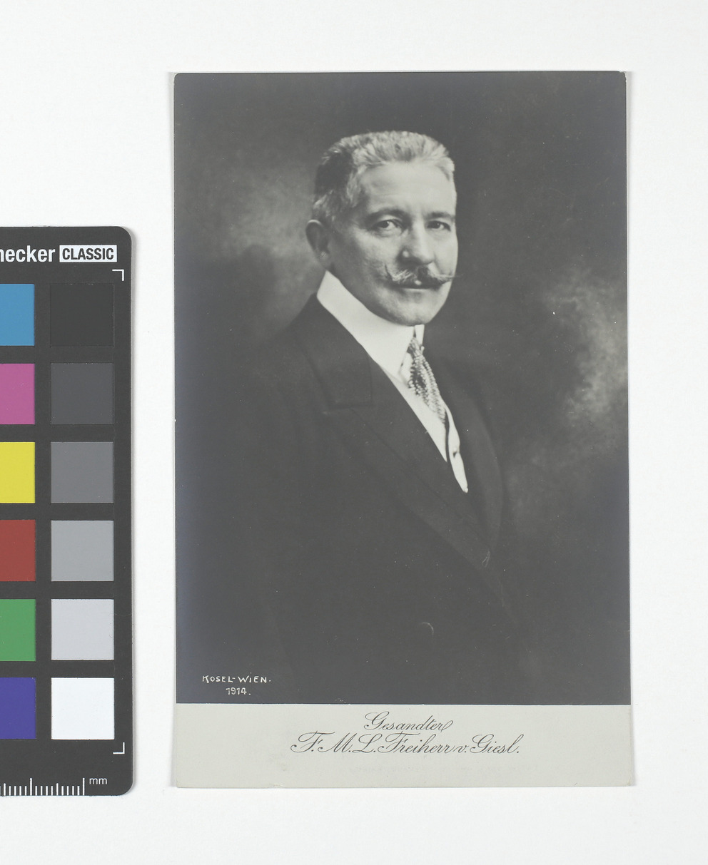 Kriegspostkarte Gesandter F.M.L. Freiherr von Giesl Wien Museum
