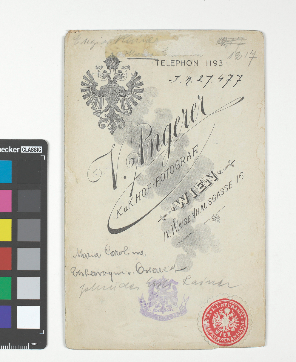 Maria Karolina (18251915), Erzherzogin von Österreich Wien Museum