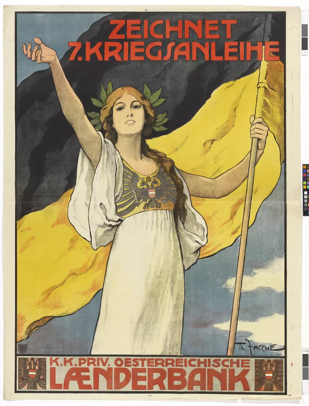 Zeichnet 7. Kriegsanleihe, K.K. priv. Oesterreichischen