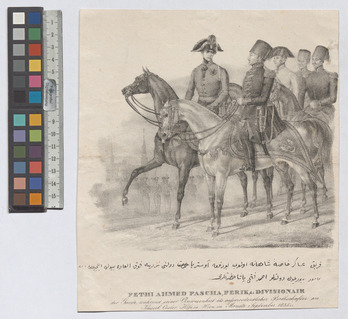 Fethi Ahmed Pascha (Ahmet Fethi Pascha), 1801 - 1858, osmanischer ...