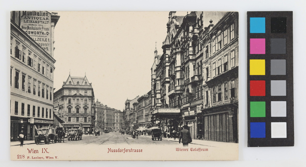 9., Nußdorfer Straße - mit Colosseum - Blick Richtung Alserbachstraße ...