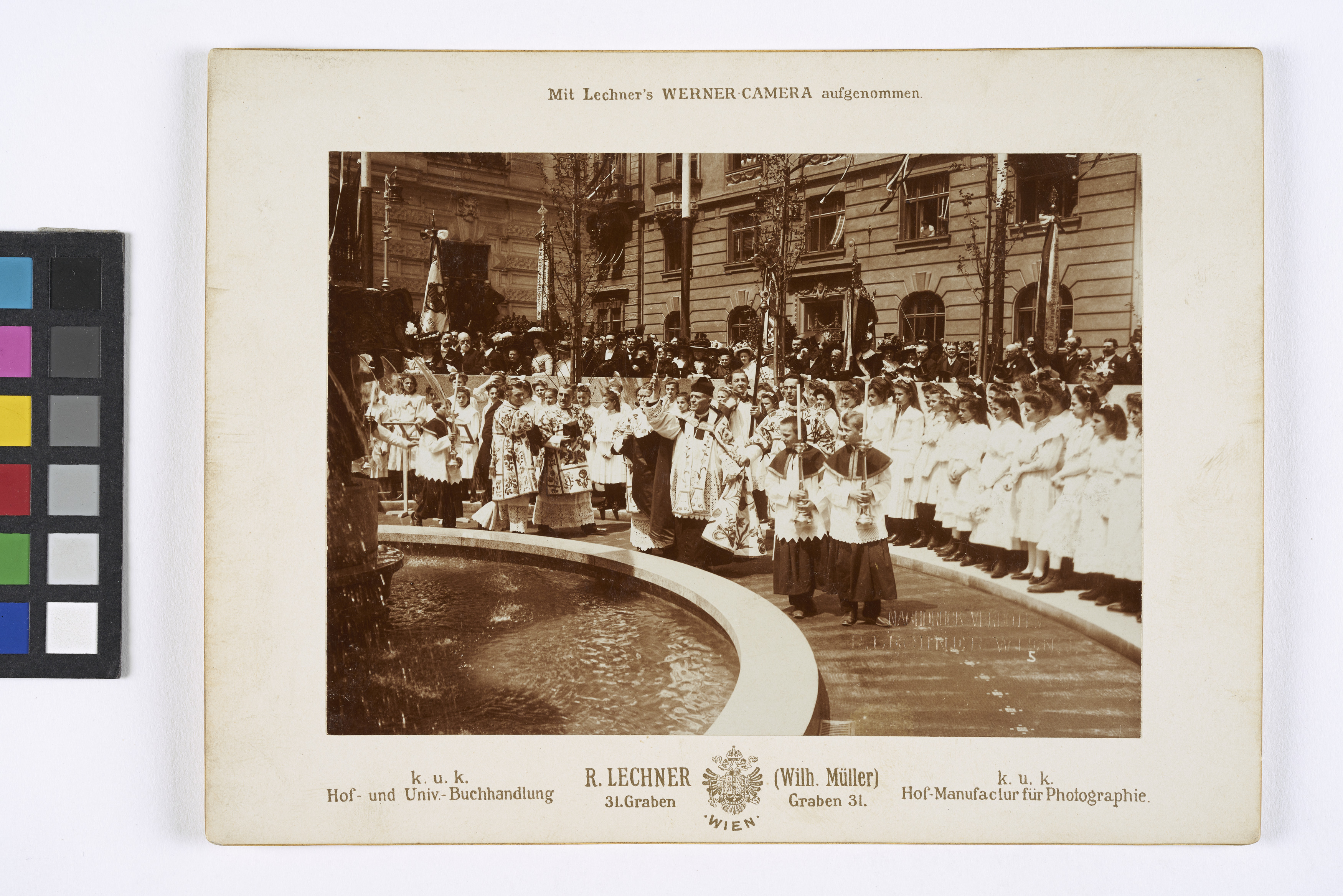 Enthüllung des KarlBorromäusBrunnens, Wien 3., KarlBorromäusPlatz