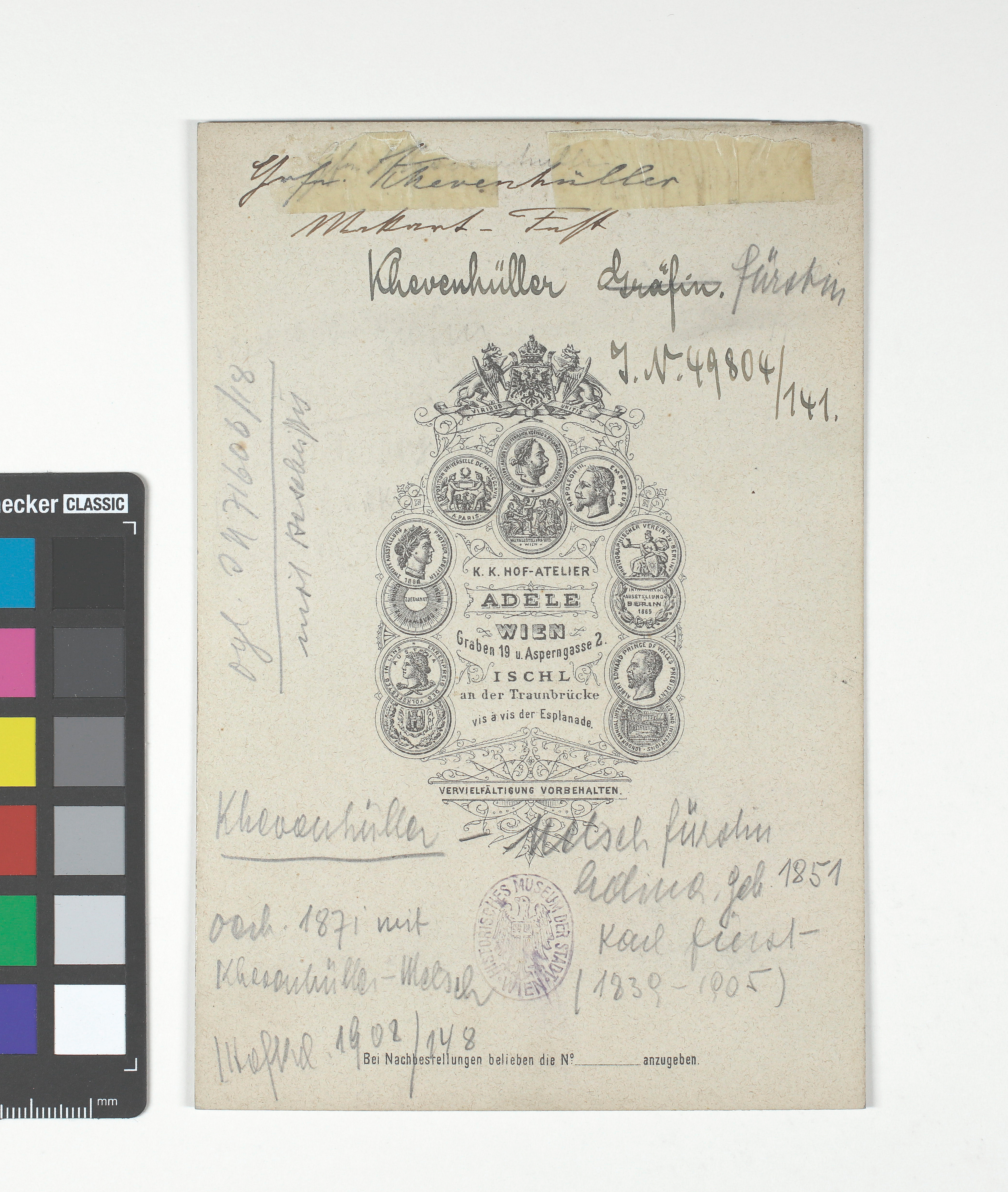 Eduardine Gräfin Khevenhüller-Metsch, geb. Clam-Gallas (1851-1925 ...