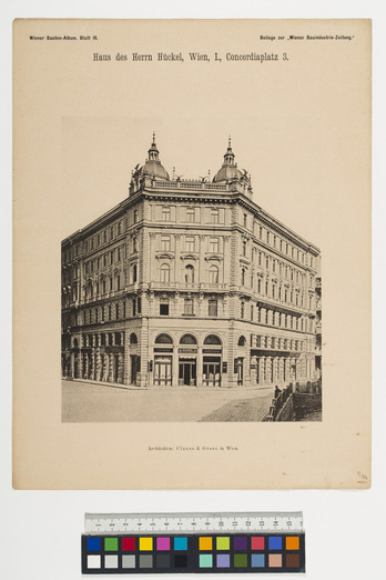 1., Concordiaplatz Nr. 3, Haus des Herrn Hückel (Wiener Bauten-Album ...
