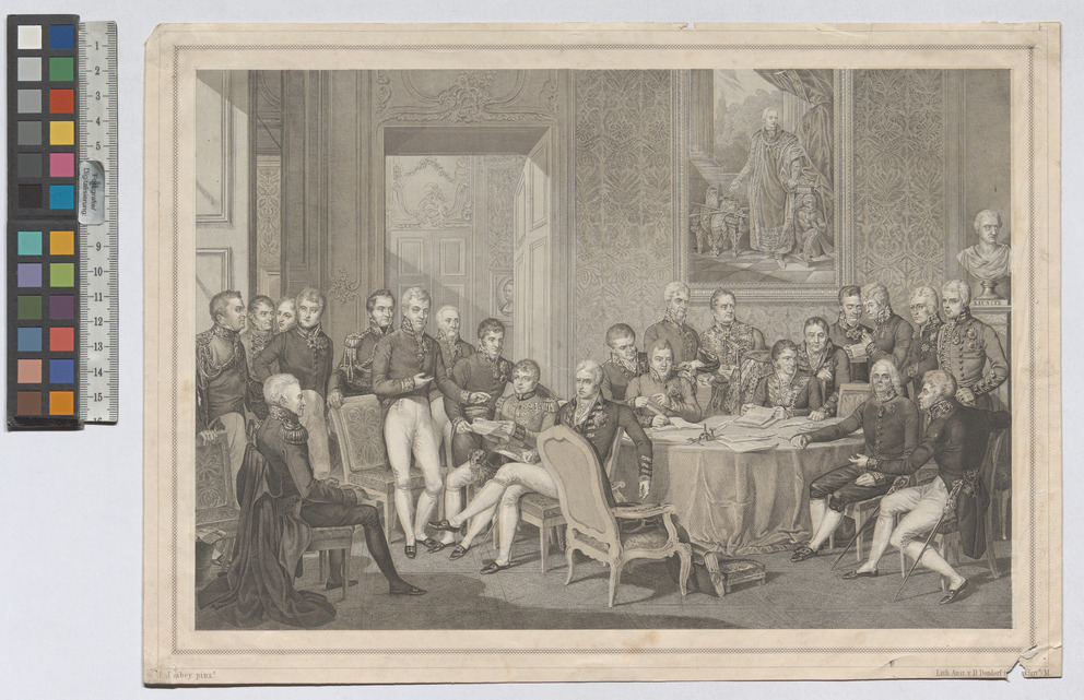 Sitzung Des Wiener Kongress 1815 Wien Museum Online Sammlung