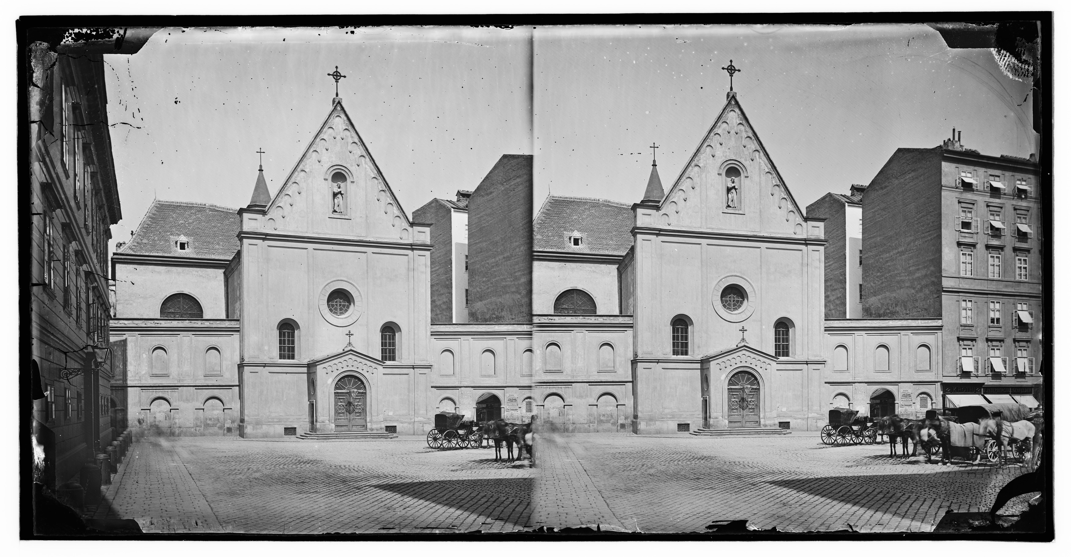 1., Neuer Markt - Kapuzinerkirche und Kapuzinerkloster – Wien Museum ...