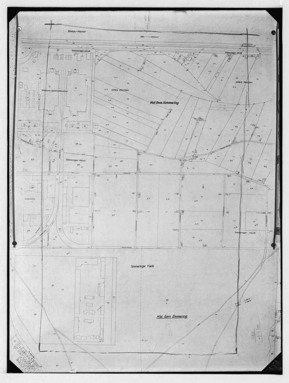 Katasterplan der Simmeringer Haide – Wien Museum Online Sammlung