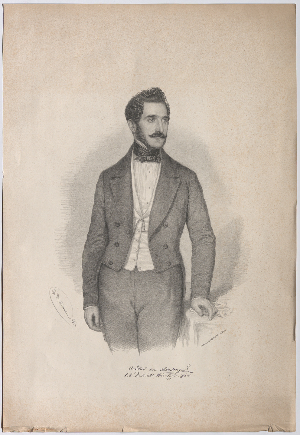&quot;Andreas von Mocsonyi, k. k. DistrictsOber Commissär
