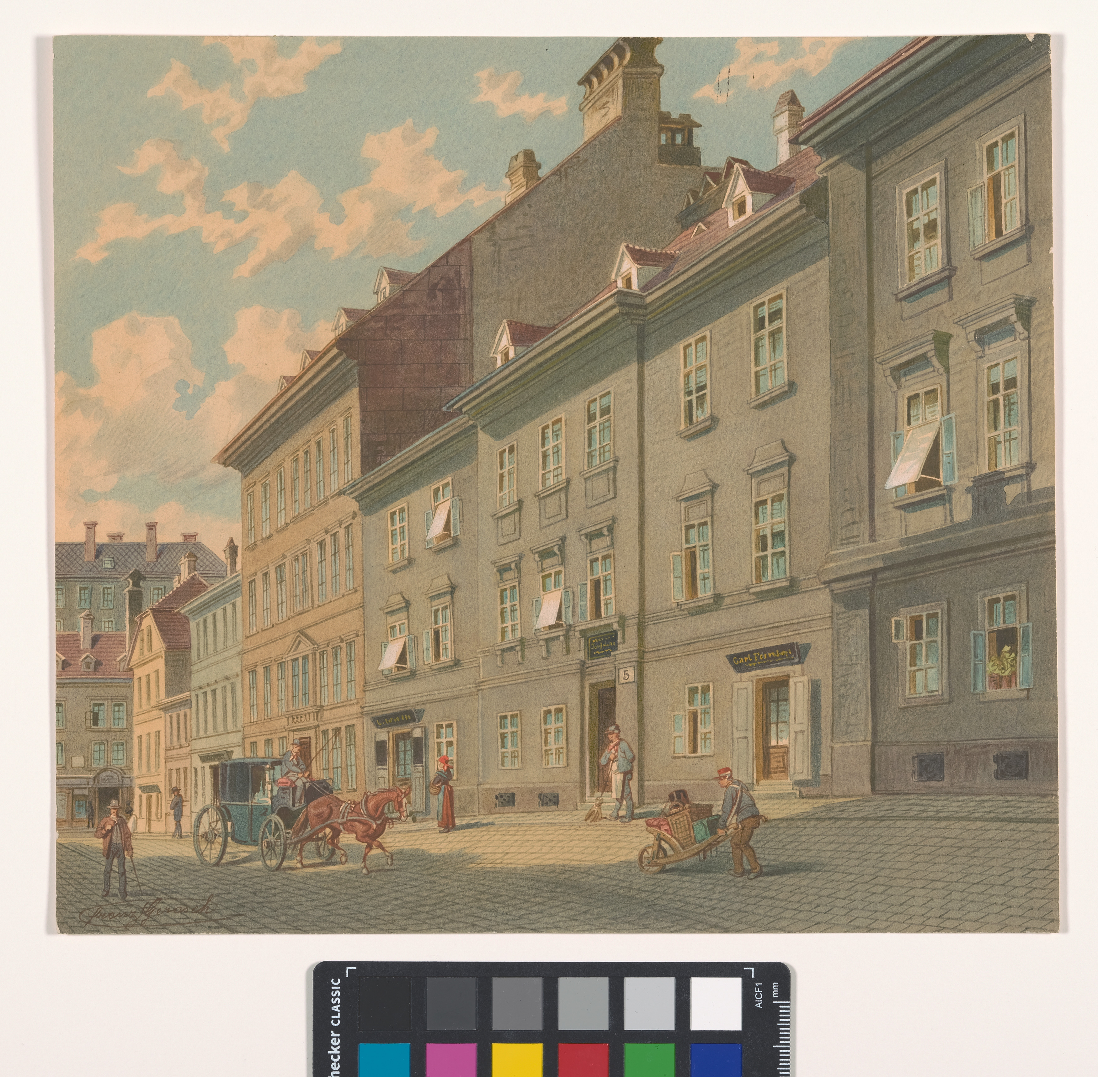 Joseph Labber 7., Mechitaristengasse 5 - Geburtshaus von Joseph Lanner – Wien Museum ...