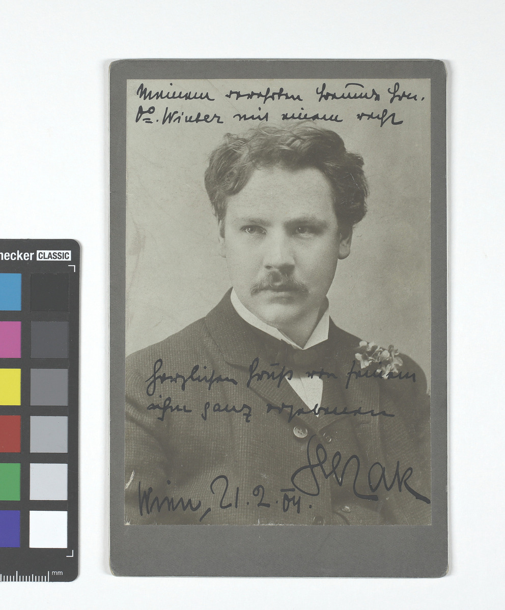 Leo Slezak (18731946), Opernsänger, Schauspieler (mit eigenhändiger