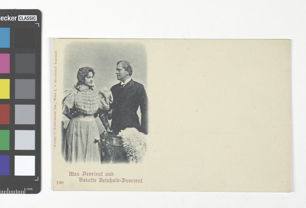 Max Devrient (18571929), Schauspieler und Babette DevrientReinhold
