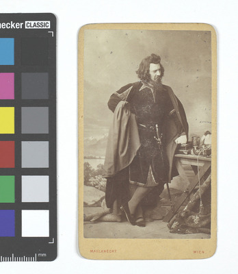 Dr. Karl Schmid (1825–1873) als "Betram" in "Robert der Teufel" von