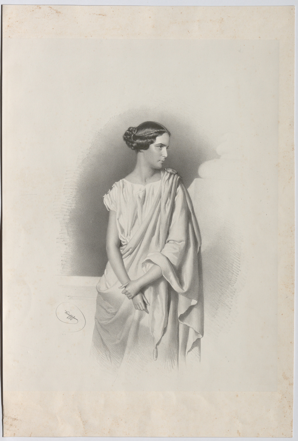 Die Schauspielerin Rachel (eigentl. Élisa Rachel Félix ) Wien Museum