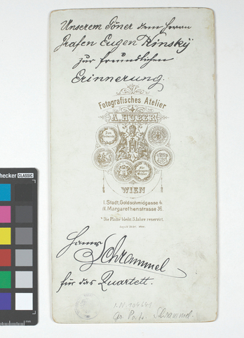 SchrammelQuartett (Johann und Joseph Schrammel mit Geige, Anton