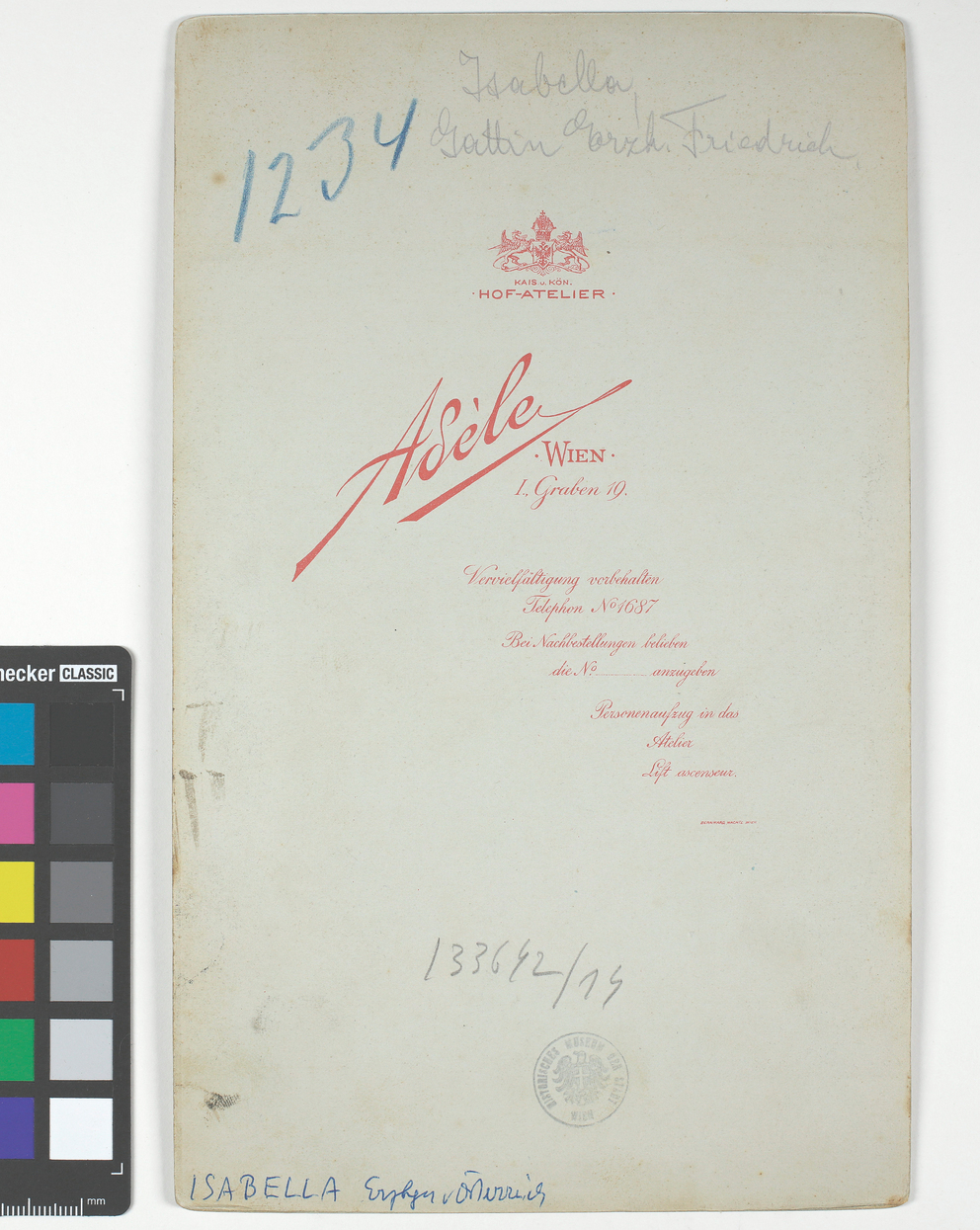 Isabella Prinzessin von CroÿDülmen, Erzherzogin von ÖsterreichTeschen