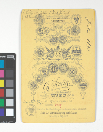 Victor Luntz (18401903), Architekt, mit seinen Söhnen Otto und Ivo