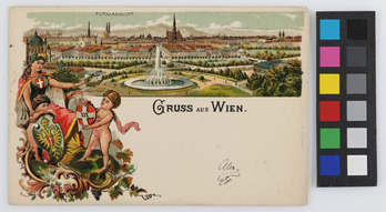 人形　GRUSS aus　Wien Gruß aus Wien. – Wien Museum Online Sammlung