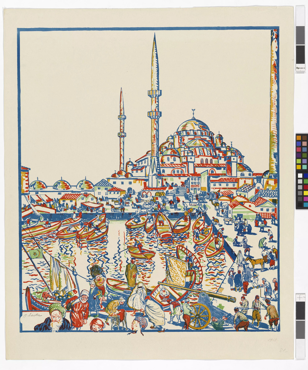 Konstantinopel Mit Hagia Sophia 1918 Wien Museum Online Sammlung